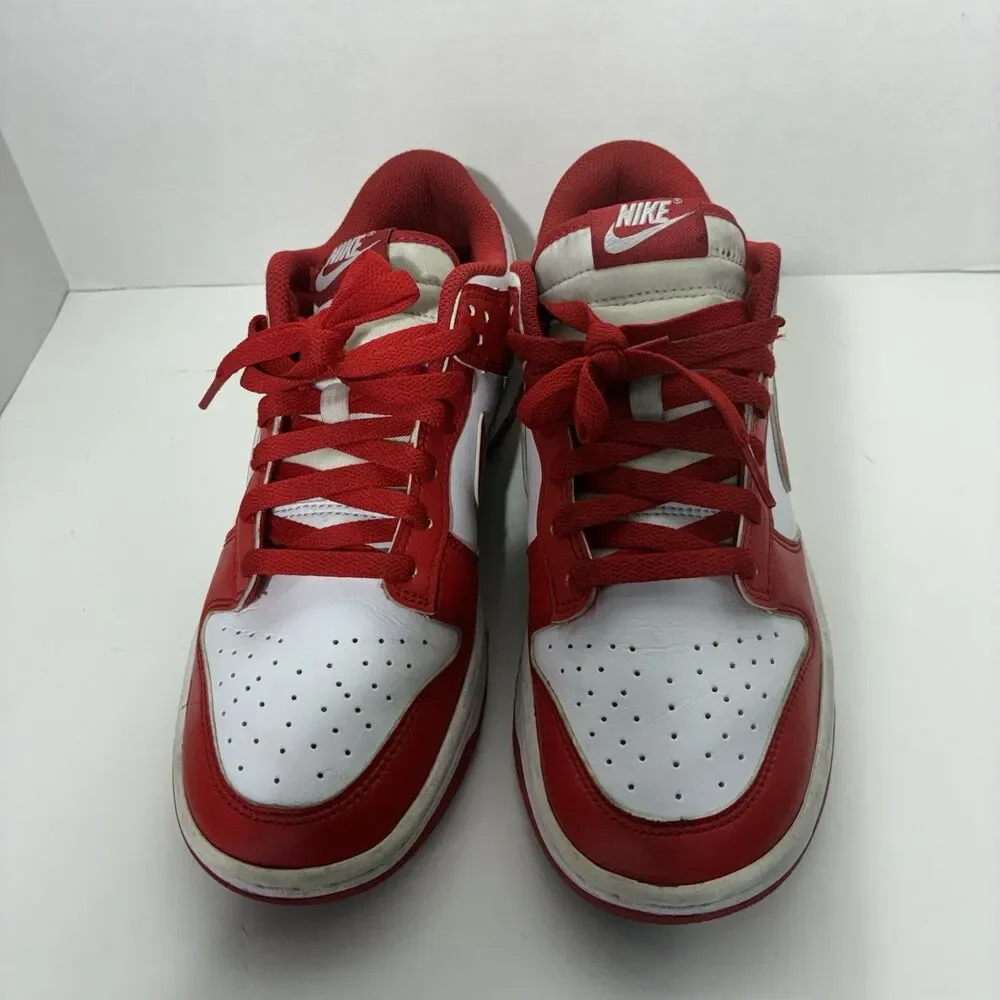 Nike Dunk Low Retro St. John’s Men’s Size 8.5 Red White HF5441-104